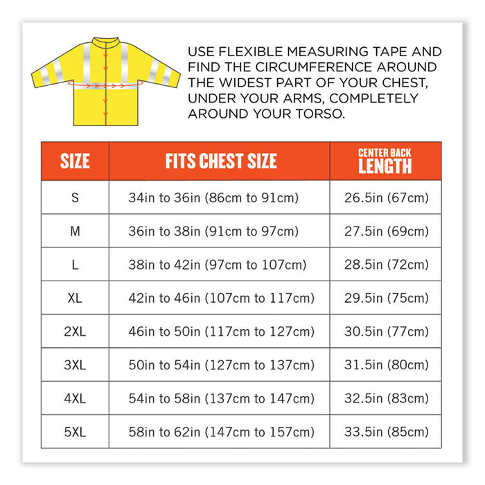 GloWear 8377 Class 3 Hi-Vis Quilted Bomber Jacket, Lime, 3X-Large