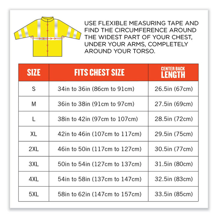 GloWear 8377 Class 3 Hi-Vis Quilted Bomber Jacket, Lime, 5X-Large