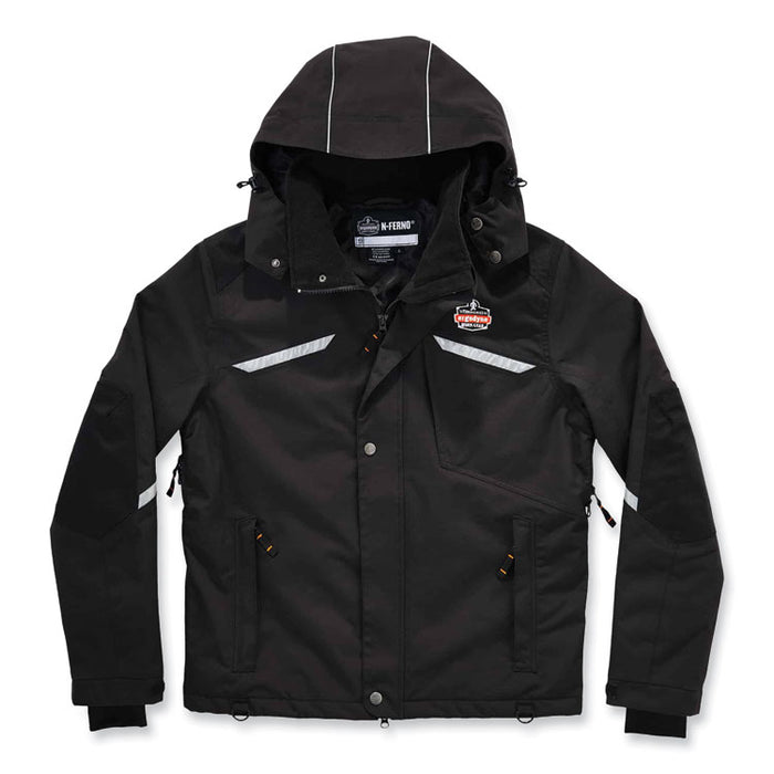 N-Ferno 6466 Thermal Jacket with 500D Nylon Shell, 2X-Large, Black