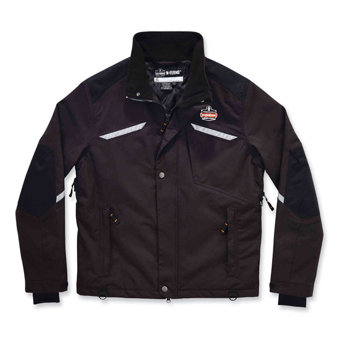N-Ferno 6466 Thermal Jacket with 500D Nylon Shell, Small, Black