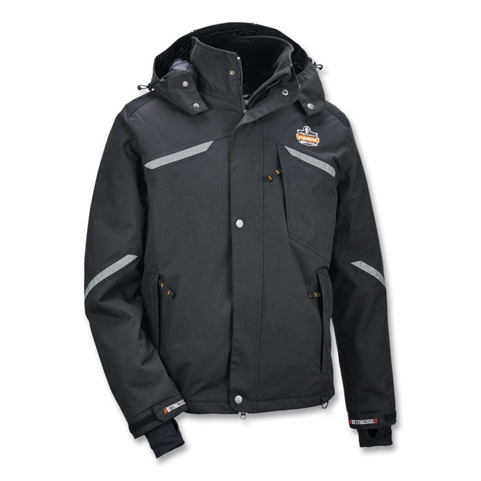 N-Ferno 6466 Thermal Jacket with 500D Nylon Shell, 4X-Large, Black