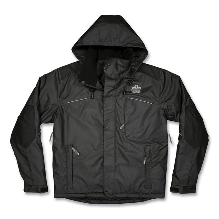 N-Ferno 6467 Winter Work Jacket with 300D Polyester Shell, 3X-Large, Black
