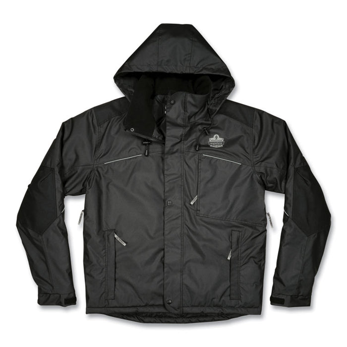 N-Ferno 6467 Winter Work Jacket with 300D Polyester Shell, 4X-Large, Black