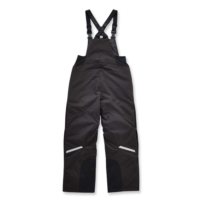 N-Ferno 6471 Thermal Bibs with 500D Nylon Shell, 2X-Large, Black
