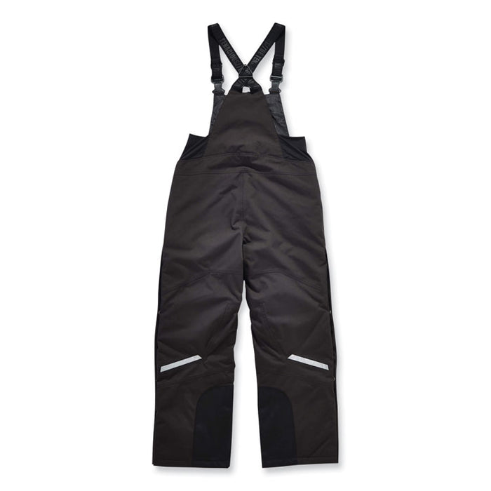N-Ferno 6471 Thermal Bibs with 500D Nylon Shell, 4X-Large, Black