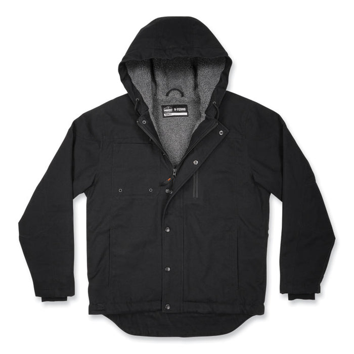 N-Ferno 6468 Duck Canvas Work Jacket, Medium, Black