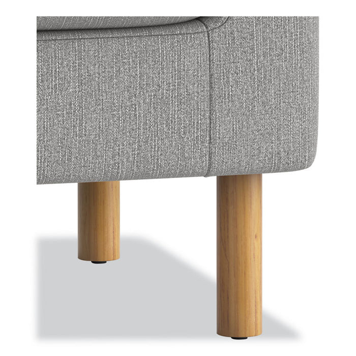 Parkwyn Series Ottoman, 23" x 23" x 17.5", Gray