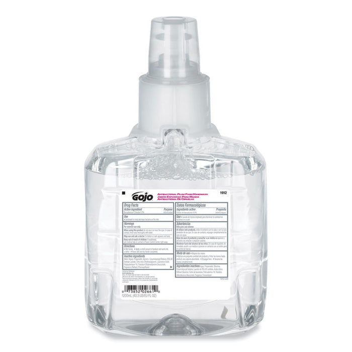Antibacterial Foam Hand Wash Refill, For LTX-12 Dispenser, Plum Scent, 1,200 mL, 2/Carton