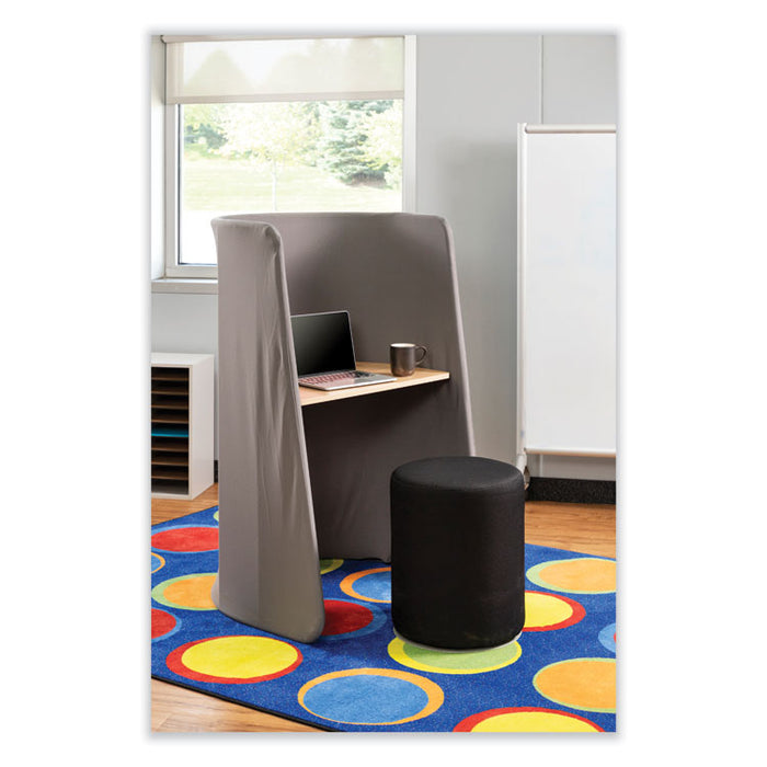 Roam Touchdown Workstation, 33" x 30" x 51.5", Beech/Dark Gray