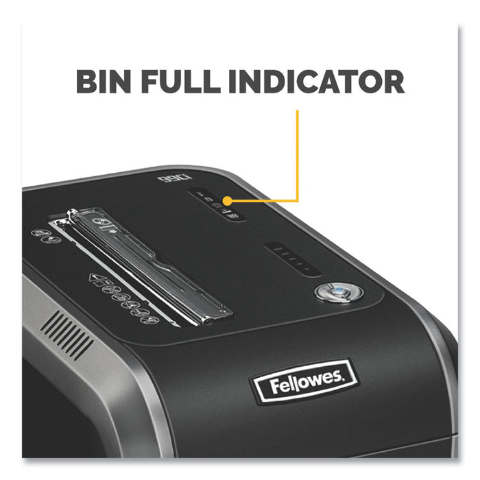 Powershred 99CI 100% Jam Proof Cross-Cut Shredder, 18 Manual-Sheet Capacity