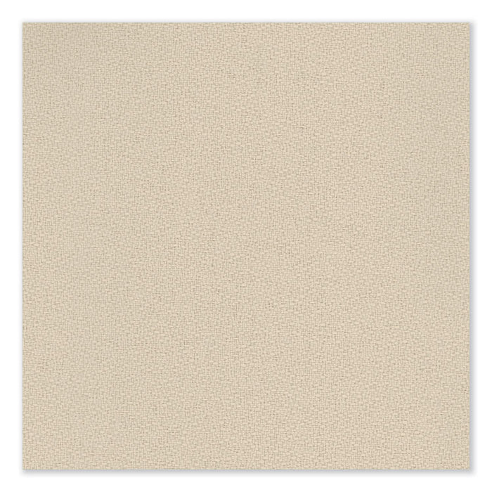 Ovation 1 Door Enclosed Fabric Bulletin Board, 24.13" x 33.75", Beige Surface, Powder-Coated Gray Aluminum Frame