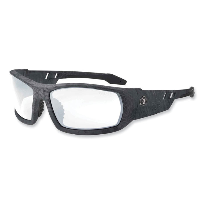 Skullerz Odin Safety Glasses, Fog-Off Technology, Kryptek Typhon Full Frame, Clear Dual Lens