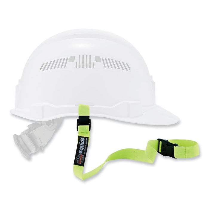Squids 3150 Elastic Lanyard with Buckle, 2 lb Max Working Capacity, 18" to 48" Long, Lime