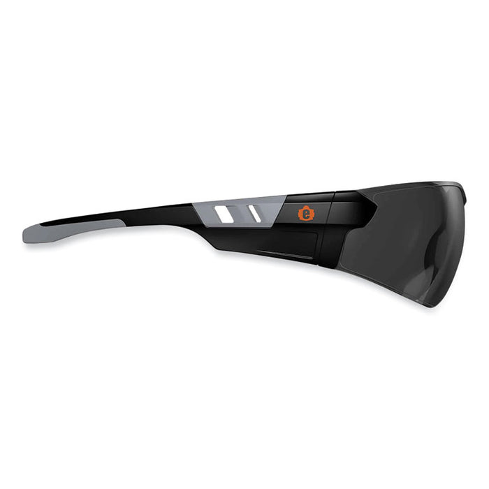 Skullerz Saga Frameless Safety Glasses, Fog-Off Technology, Frameless, Smoke Single Lens