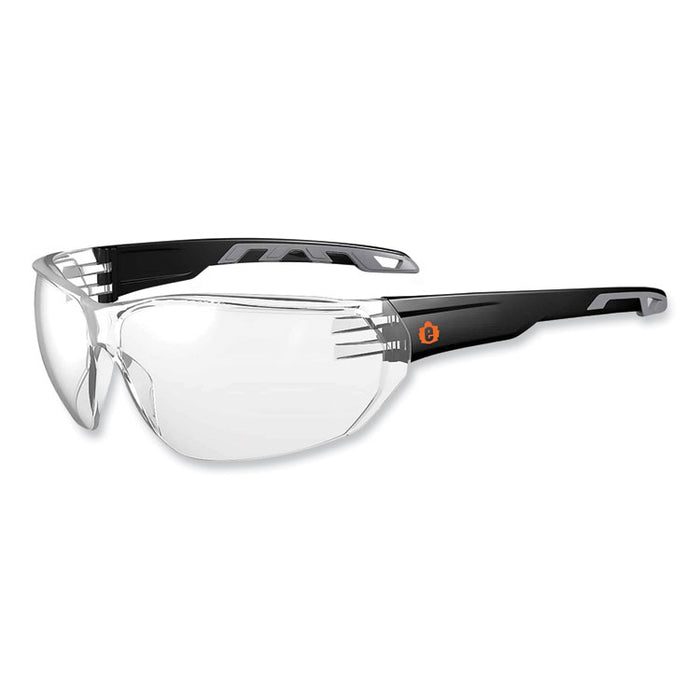 Skullerz Vali Frameless Safety Glasses, Fog-Off Technology, Frameless, Clear Single Lens