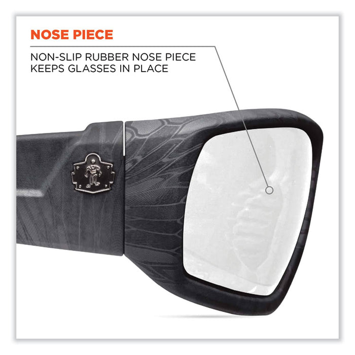 Skullerz Odin Safety Glasses, Kryptek Typhon Full Frame, Clear Dual Lens