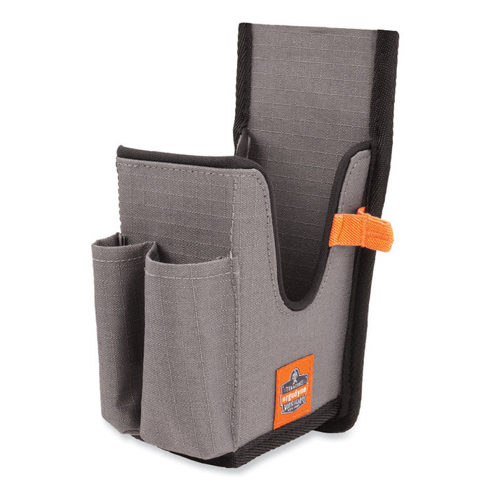 Squids 5540 Handheld Barcode Scanner Holster with Belt Loop, Small, 2.75 x 3.5 x 7.3, Polyester, Gray