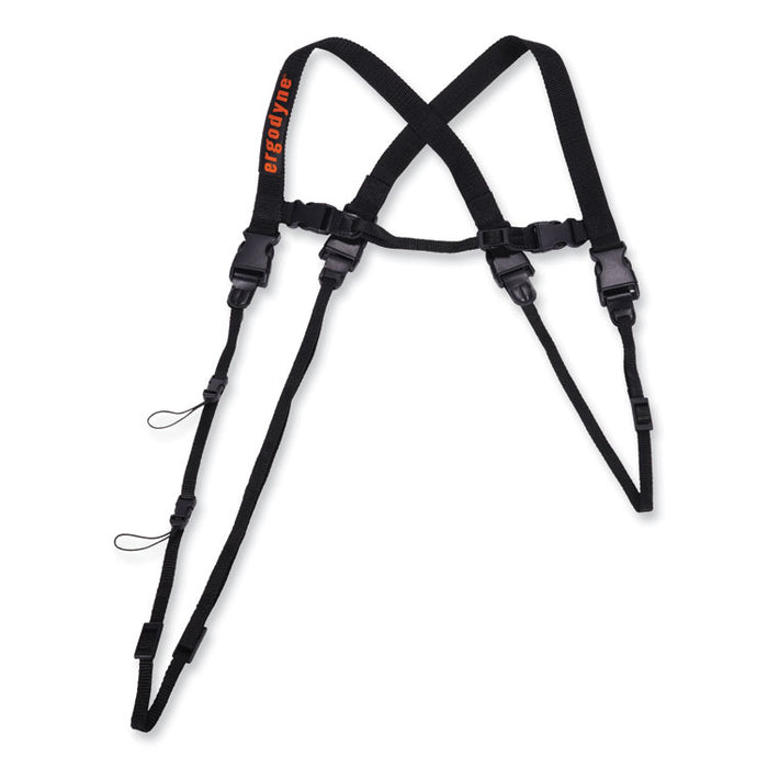 Squids 3132 Barcode Scanner Lanyard Harness, X-Large: 23" Arm Strap, 46" Lanyard Strap, Black