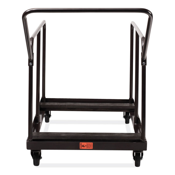 Folding Table Dolly For Round and Rectangular Tables, 660 lb Capacity, 31.25 x 27.75 x 47.5, Brown