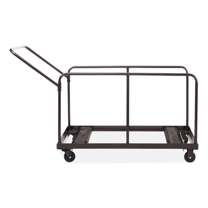 Folding Table Dolly For Round and Rectangular Tables, 660 lb Capacity, 31.25 x 27.75 x 47.5, Brown