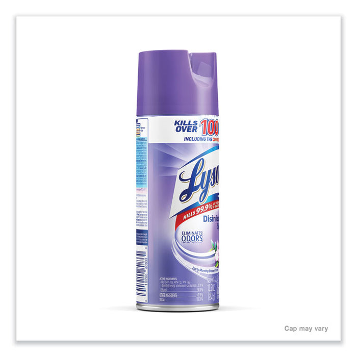 Disinfectant Spray, Early Morning Breeze, Scent, 12.5 oz Aerosol Spray