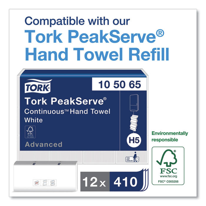PeakServe Continuous Hand Towel Dispenser, 14.57 x 3.98 x 28.74, Black