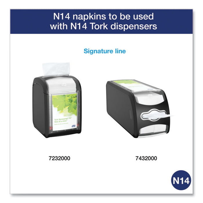 Xpressnap Fit Interfold Dispenser Napkins, 2-Ply, 6.5 x 8.39, White, 120/Pack, 36 Packs/Carton