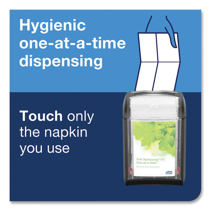 Xpressnap Fit Interfold Dispenser Napkins, 2-Ply, 6.5 x 8.39, White, 120/Pack, 36 Packs/Carton