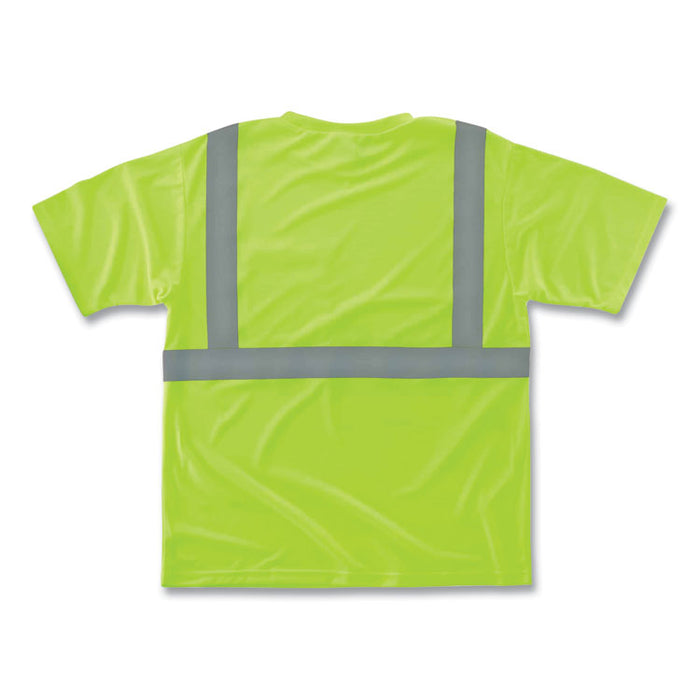 GloWear 8289 Class 2 Hi-Vis T-Shirt,  Lime, X-Large