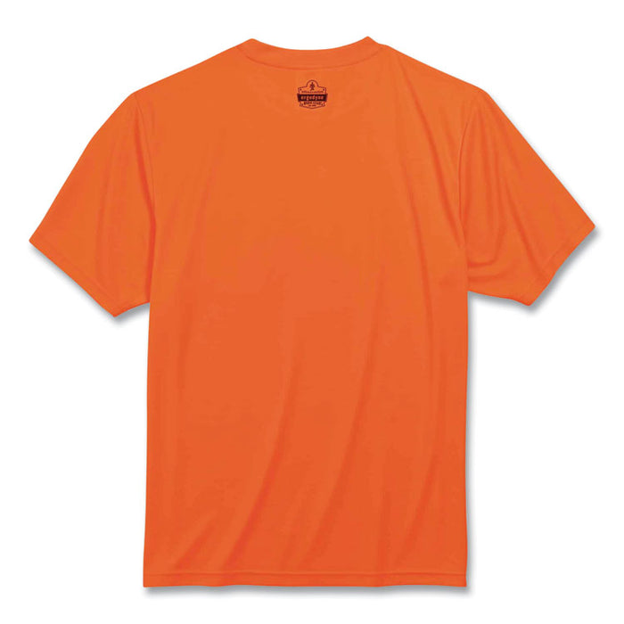 GloWear 8089 Non-Certified Hi-Vis T-Shirt, 4X-Large, Orange