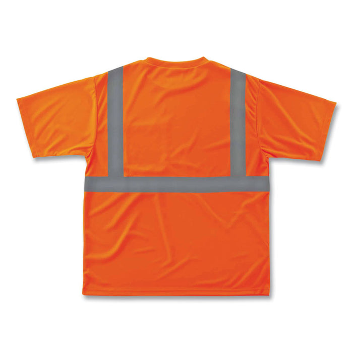 GloWear 8289 Class 2 Hi-Vis T-Shirt, Orange, 4X-Large