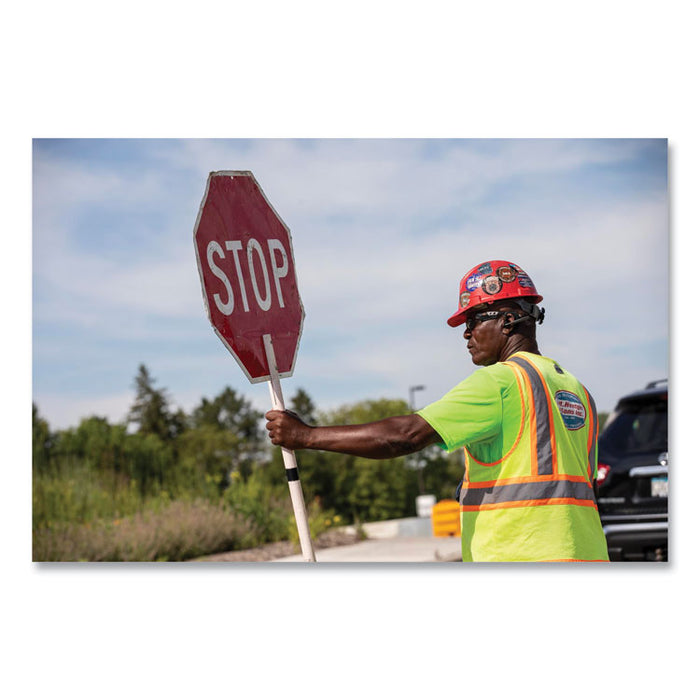 GloWear 8089 Non-Certified Hi-Vis T-Shirt, Large, Lime