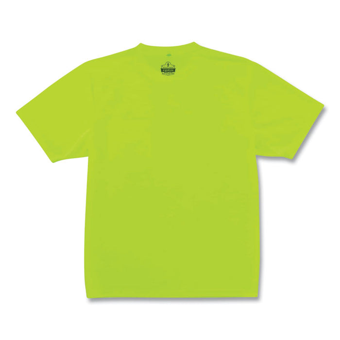 GloWear 8089 Non-Certified Hi-Vis T-Shirt, 4X-Large, Lime