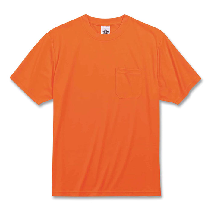 GloWear 8089 Non-Certified Hi-Vis T-Shirt, 2X-Large, Orange