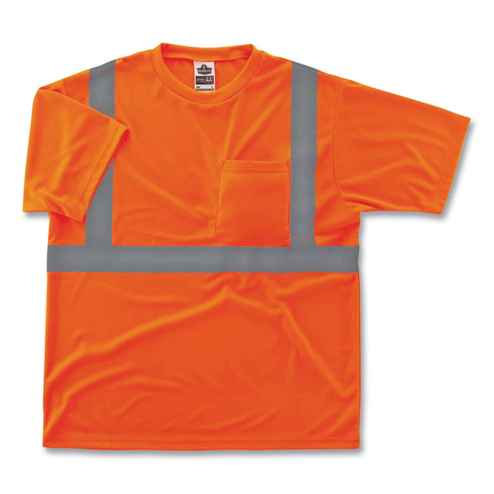 GloWear 8289 Class 2 Hi-Vis T-Shirt, Orange, X-Small