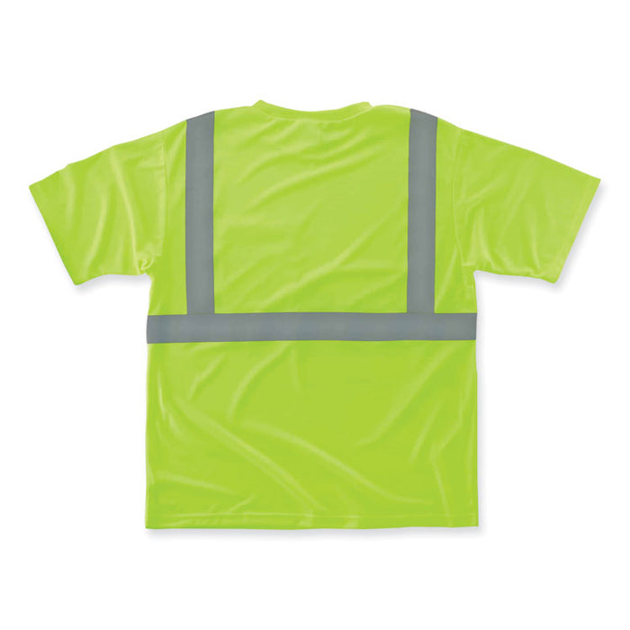 GloWear 8289 Class 2 Hi-Vis T-Shirt, Lime, 5X-Large