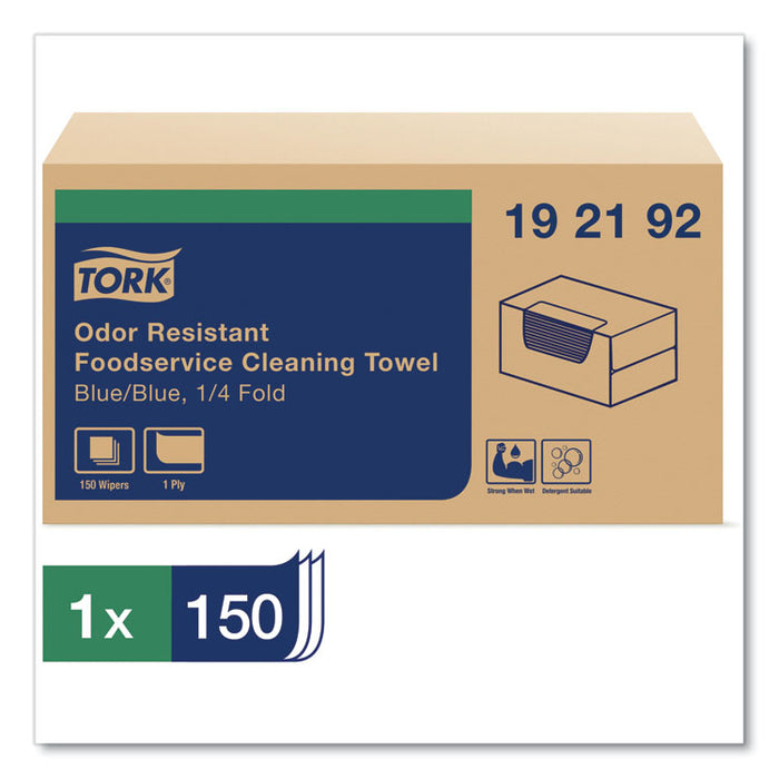 Foodservice Cloth, 13 x 24, Blue, 150/Carton