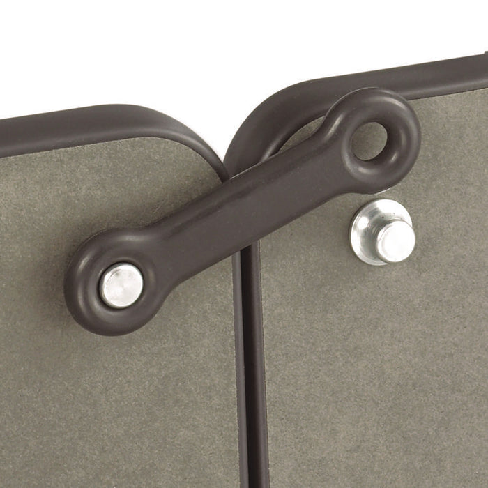 Ganging Connector Set, 4.25 x 1.13 x 0.38, 1 lb, Black