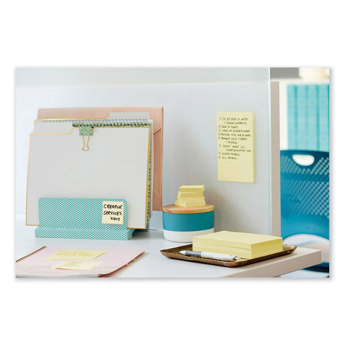 Original Pads in Canary Yellow, 3" x 5", 100 Sheets/Pad, 12 Pads/Pack