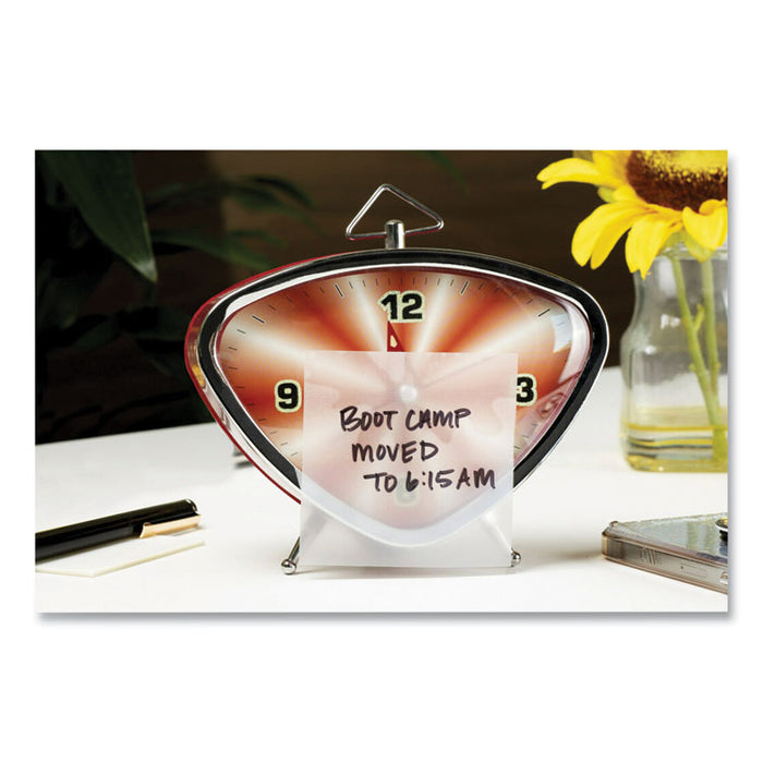 Transparent Notes, 2.88" x 2.88", Clear, 36 Sheets/Pad
