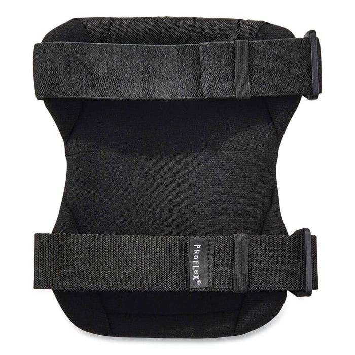 ProFlex 315 Abrasion-Resistant Knee Pads, Long Textured White Hard Cap, Buckle Closure, Pair