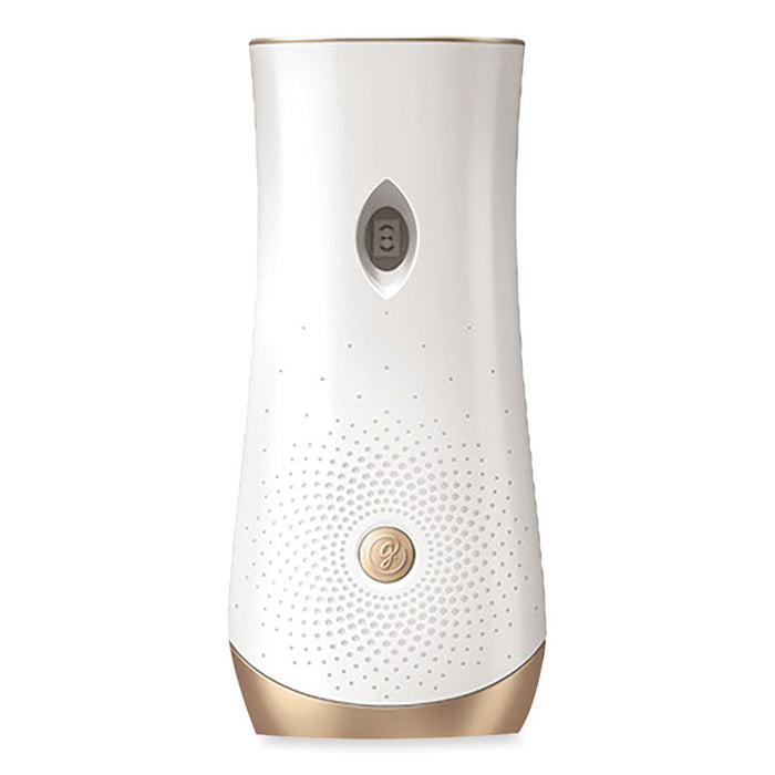 Automatic Spray Starter Kit, Spray Unit and Refill, White/Gold, Cashmere Woods