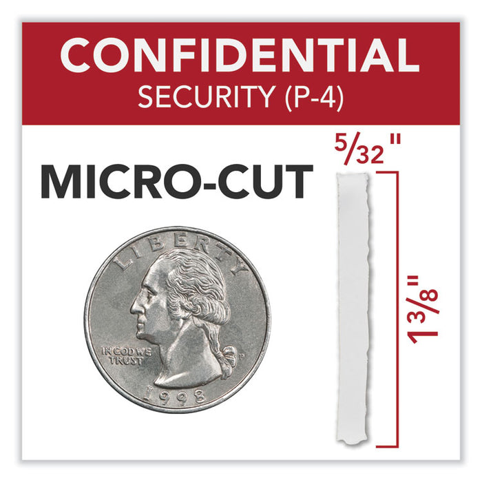 Momentum X18-12 Micro-Cut P-4 Anti-Jam Shredder, 18 Manual Sheet Capacity