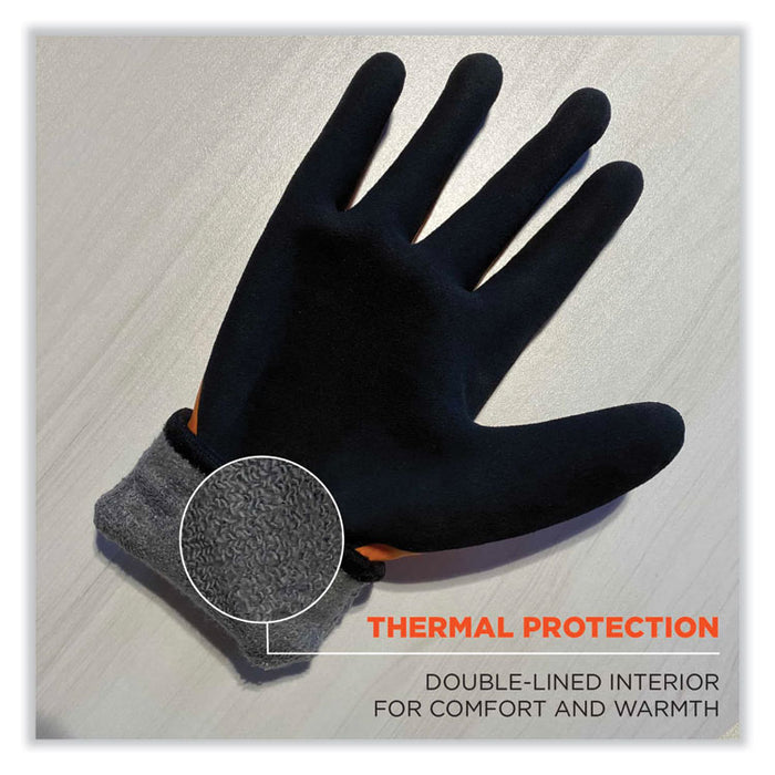 ProFlex 7551 ANSI A5 Coated Waterproof CR Gloves, EN388: 4X43E, 10" Long, Small, Orange, Pair