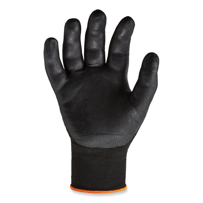 ProFlex 7001 Nitrile-Coated Gloves, EN388: 4121X, 8.5" Long, Medium, Black, Pair