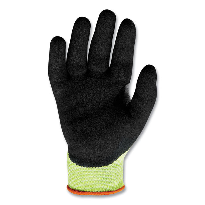 ProFlex 7041-CASE ANSI A4 Nitrile Coated CR Gloves, EN388: 4X42D, 11" Long, X-Large, Lime, 144 Pairs/Carton