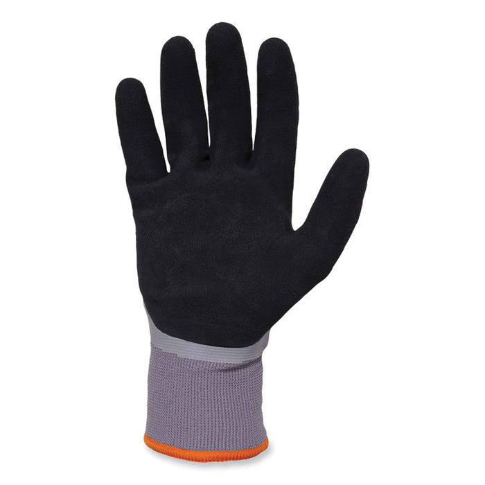 ProFlex 7501-CASE Coated Waterproof Winter Gloves, EN388: 2131X, 10.5" Long, Large, Gray, 144 Pairs/Carton