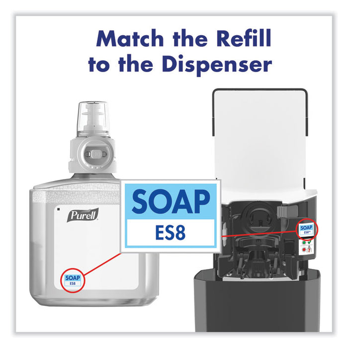 ES8 Soap Touch-Free Dispenser, 1,200 mL, 5.25 x 8.8 x 12.13, Graphite