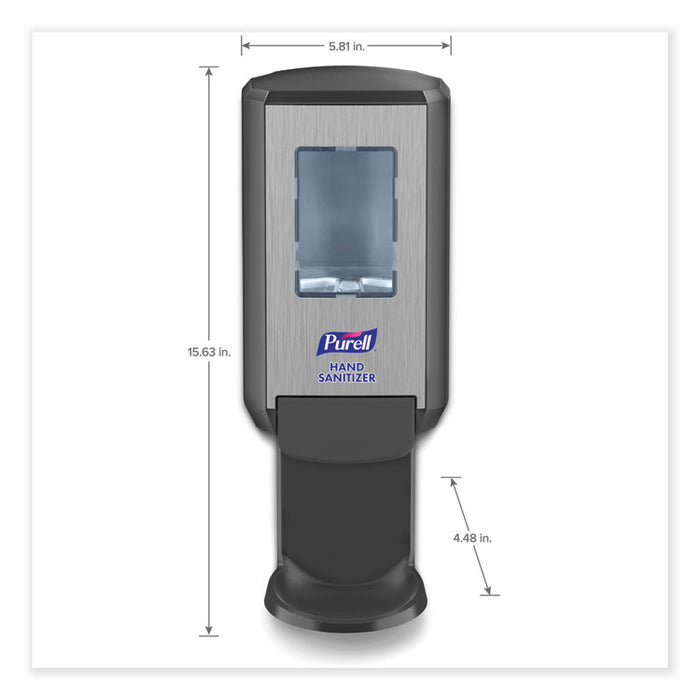 CS4 Hand Sanitizer Dispenser, 1,200 mL, 4.88 x 8.19 x 11.38, Graphite