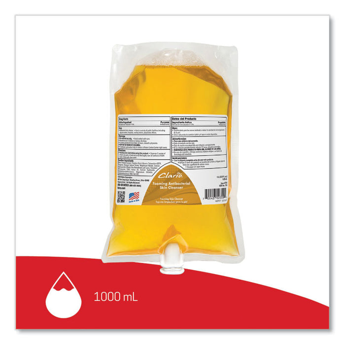 Antibacterial Foaming Skin Cleanser Refill, Fresh Scent, 1,000 mL, 6/Carton